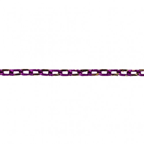 NEO CHAIN 3.5X2MM PURPLE AND GOLD
