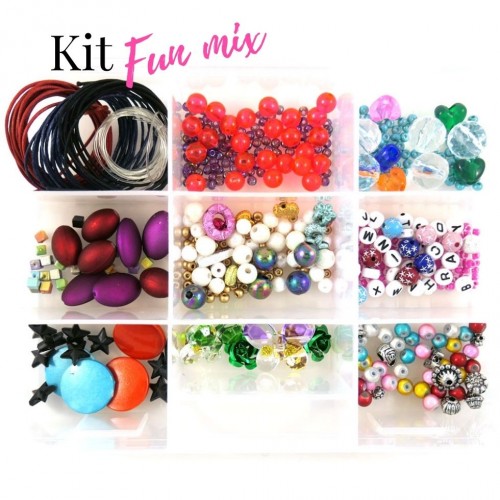 Kit box for jewelry making Fun mixtes
