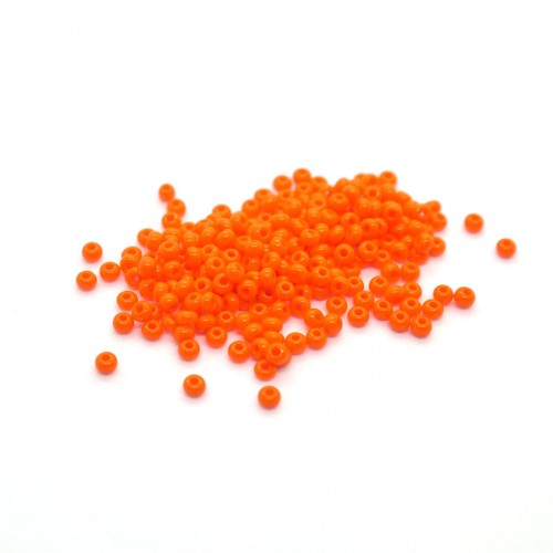 Seed bead no.11 Czech opaque orange