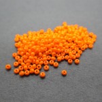 Seed bead no.11 Czech opaque orange