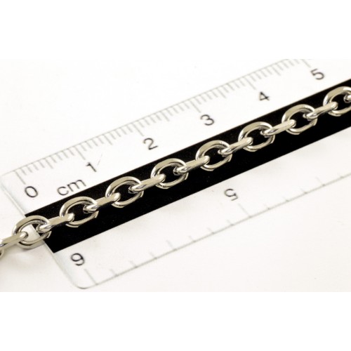 Chain stainless steel oval 6x4mm