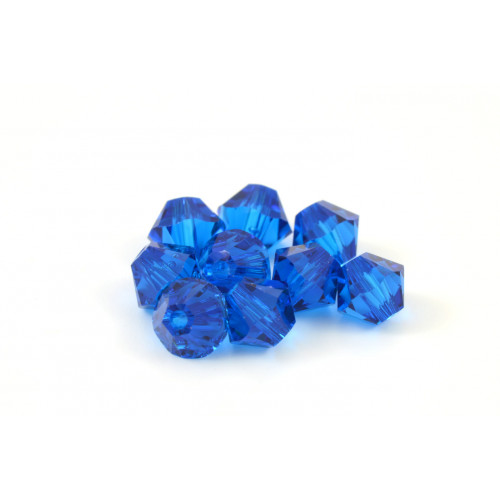BICONE SWAROVSKI (5328) 4MM CAPRI BLUE