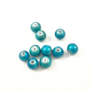 Billes acryliques ''wonder bead'' 8mm turquoise