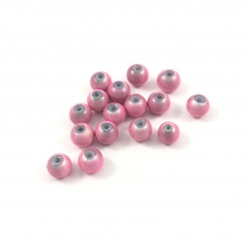 Pink 6 mm ''wonder bead'' acrylic beads