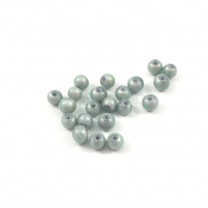 Billes acryliques ''wonder bead'' 4mm bleu pâle (paquet de 10)